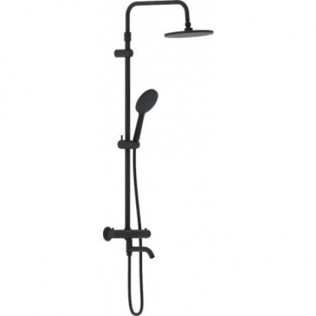 Душевая система с термостатом Damixa Jupiter 977810300 черный матовый
Душевая система с термостатом Damixa Jupiter 977810300 черный матовый