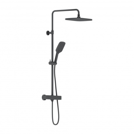 Душевая система с термостатом Damixa Gala 953800300 черный матовый
Душевая система с термостатом Damixa Gala 953800300 черный матовый