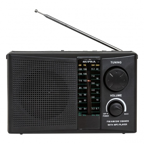 Радиоприемник Supra ST-19U черный
Радиоприемник Supra ST-19U черный