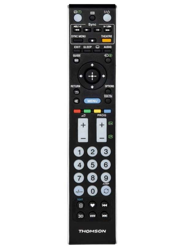 Пульт ДУ Thomson H-132500 Sony TVs черный
Пульт ДУ Thomson H-132500 Sony TVs черный