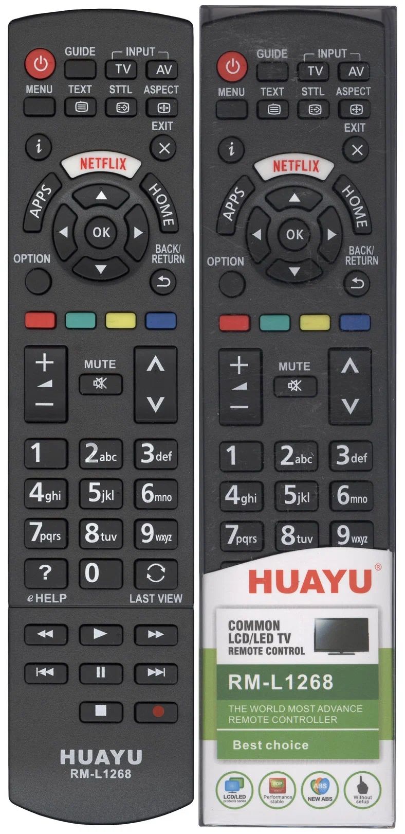 Пульт Huayu для Panasonic RM-L1268 с кнопкой NETFLIX для LCD TV
Пульт Huayu для Panasonic RM-L1268 с кнопкой NETFLIX для LCD TV