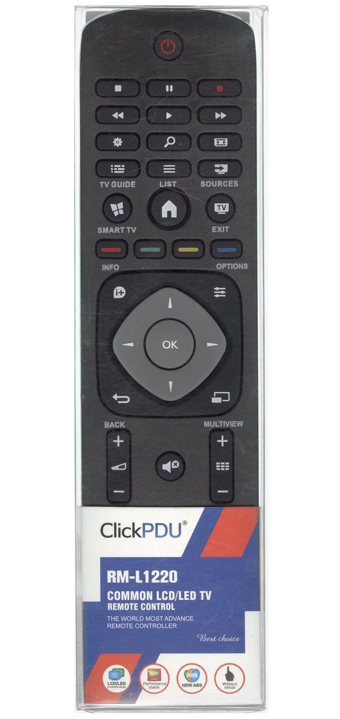 Пульт Huayu для Philips RM-L1220 LCD корпус 398G (996590009748) HRM1215
Пульт Huayu для Philips RM-L1220 LCD корпус 398G (996590009748) HRM1215