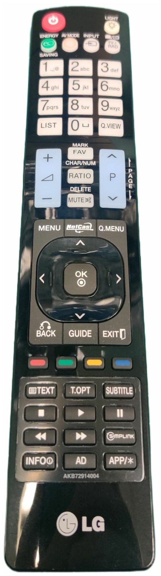 Пульт LG AKB72914004ic LCD (HLG273)
Пульт LG AKB72914004ic LCD (HLG273)