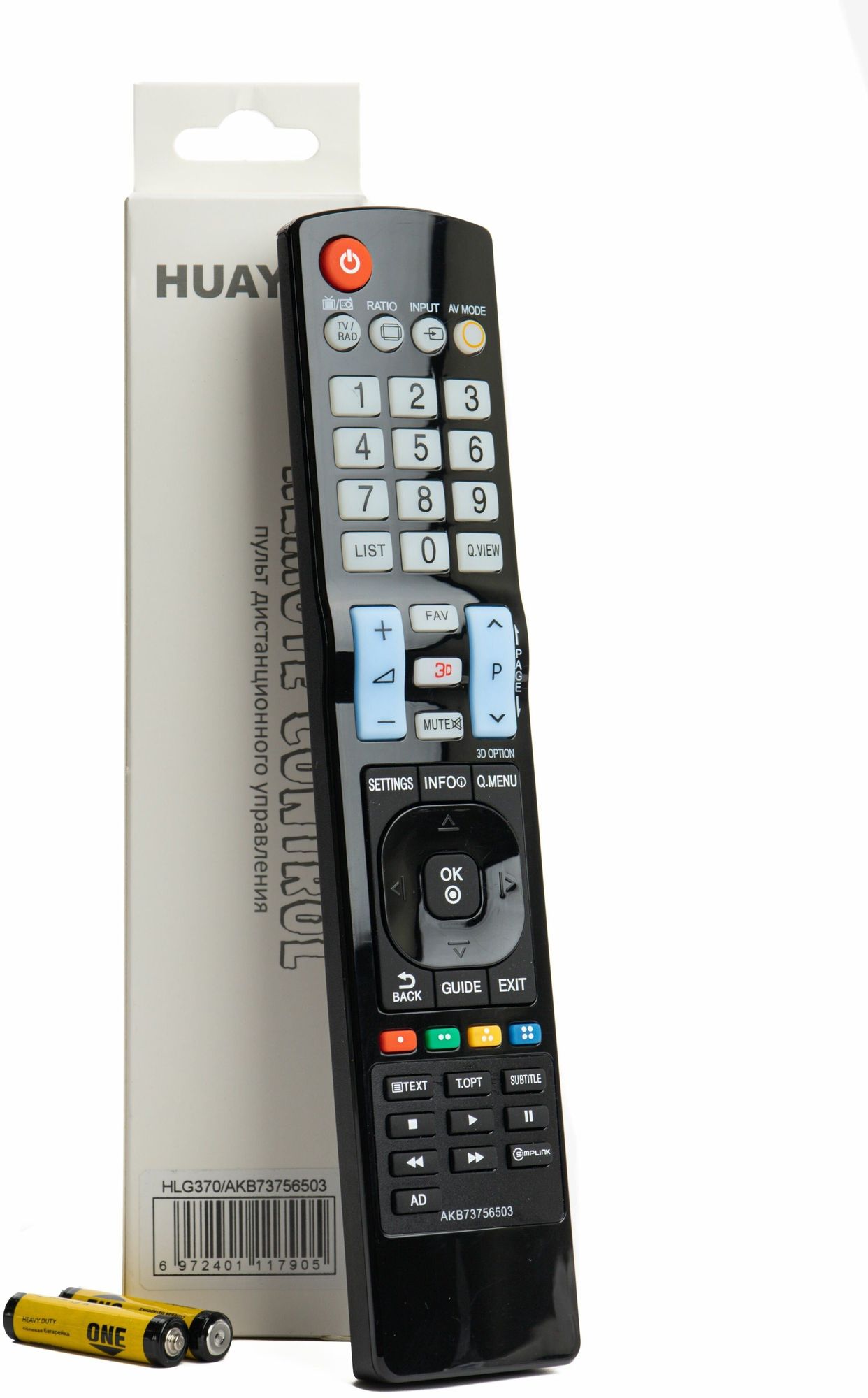 Пульт дистанционного управления LG AKB73756503 ic LCD 3d TV (HLG370)
Пульт дистанционного управления LG AKB73756503 ic LCD 3d TV (HLG370)