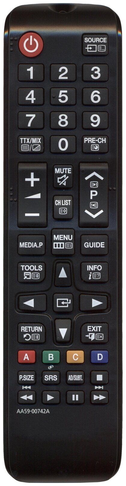 Пульт дистанционного управления Samsung AA59-00742/1A ic (HSM400) LCD TV
Пульт дистанционного управления Samsung AA59-00742/1A ic (HSM400) LCD TV