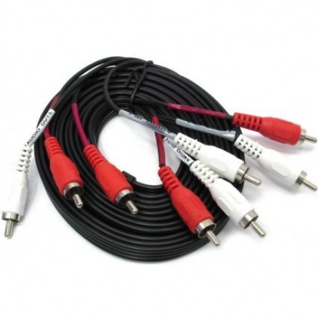 Кабель 4xRCA вилка -- 4xRCA вилка, стерео-аудио, 3 м. (SN1018)
Кабель 4xRCA вилка -- 4xRCA вилка, стерео-аудио, 3 м. (SN1018)