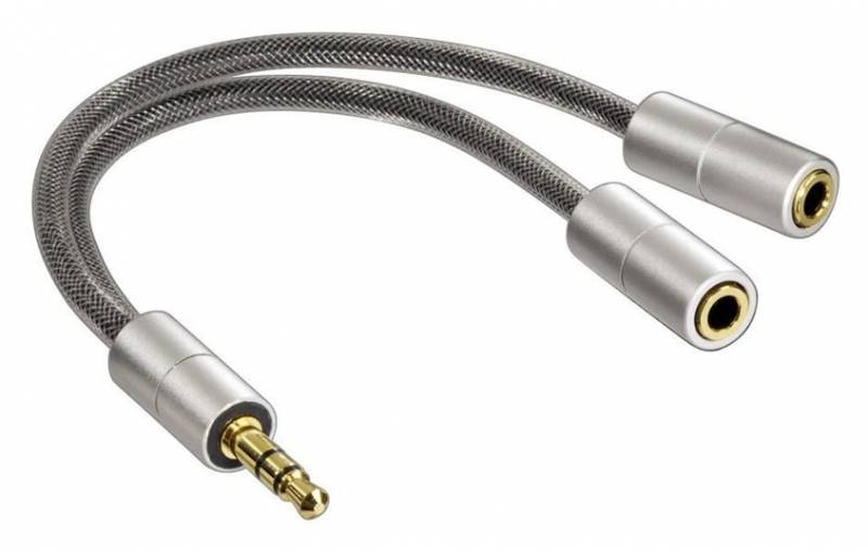 Кабель аудио Hama H-80857 2xJack 3.5 (f)-Jack 3.5 (m) 0.1м позолоченные контакты серебристый (00080857)
Кабель аудио Hama H-80857 2xJack 3.5 (f)-Jack 3.5 (m) 0.1м позолоченные контакты серебристый (00080857)