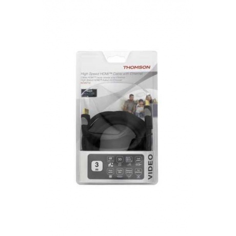 Кабель аудио-видео Thomson High Speed HDMI (m)-HDMI (m) 3м ферриткольца контакты позолото черный (00132107)
Кабель аудио-видео Thomson High Speed HDMI (m)-HDMI (m) 3м ферриткольца контакты позолото черный (00132107)