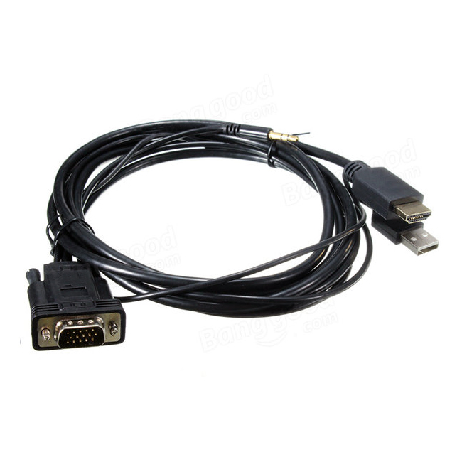 Кабель Orient C700 HDMI M - VGA 15M + Audio jack 3.5mm 1m Black
Кабель Orient C700 HDMI M - VGA 15M + Audio jack 3.5mm 1m Black
