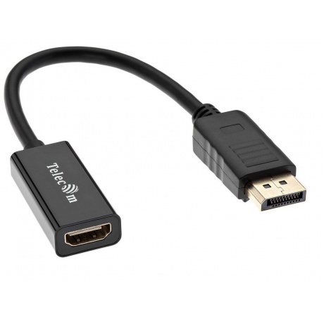 Переходник Telecom TA553 DisplayPort - HDMI-F 0.2m
Переходник Telecom TA553 DisplayPort - HDMI-F 0.2m