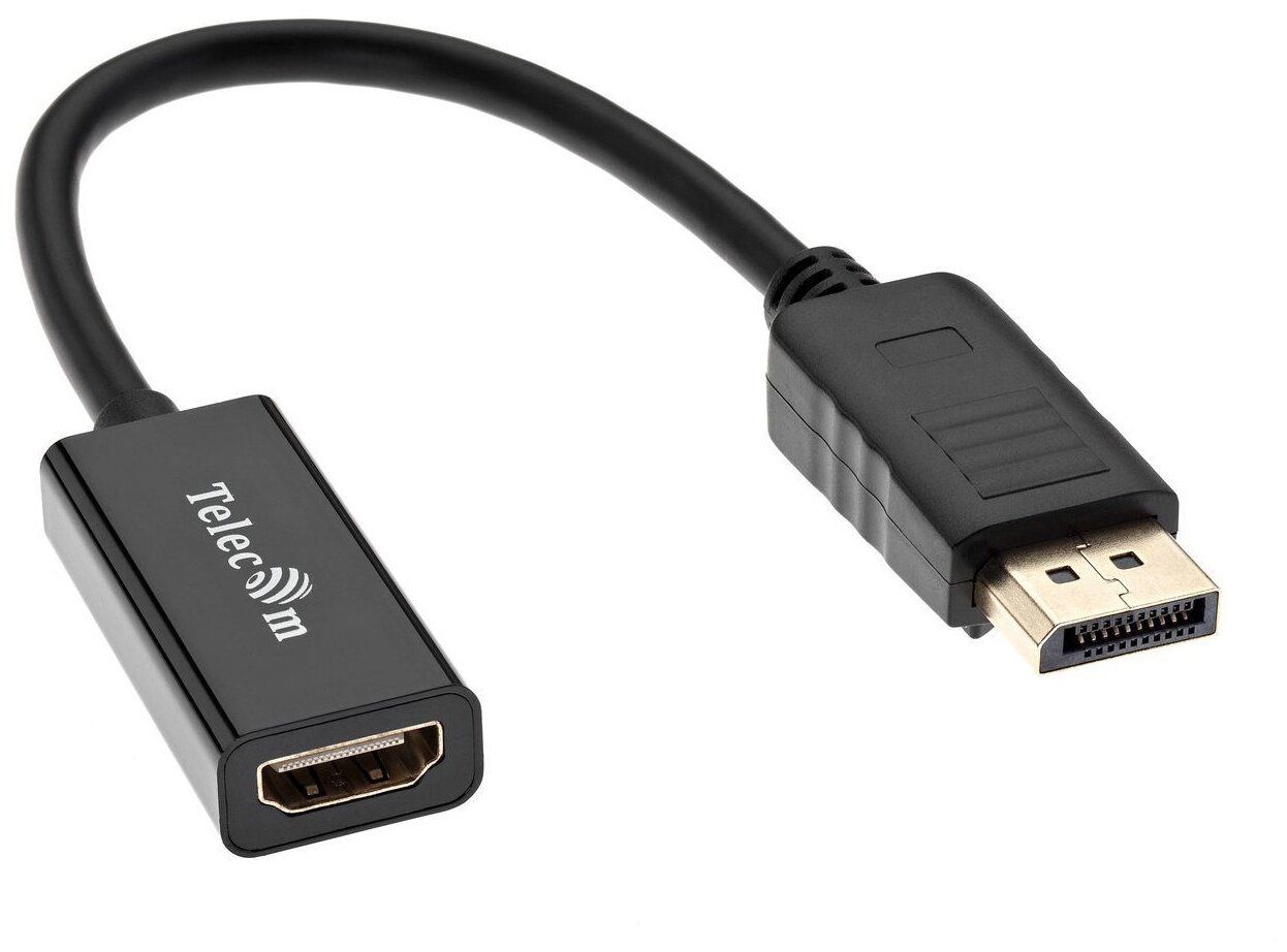 Переходник Telecom TA553 DisplayPort - HDMI-F 0.2m
Переходник Telecom TA553 DisplayPort - HDMI-F 0.2m