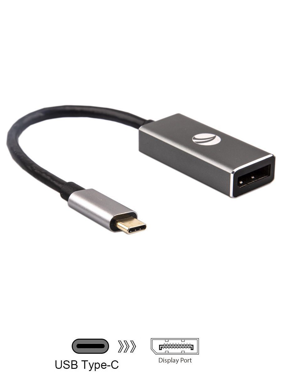 Адаптер VCOM USB-C - DP CU422MB
Адаптер VCOM USB-C - DP CU422MB