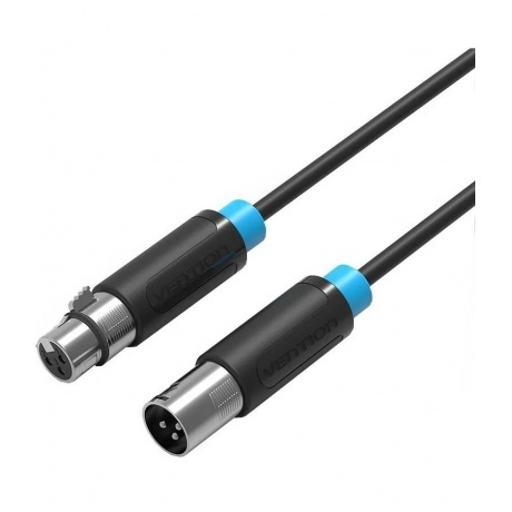 Кабель Vention аудио XLR M/XLR F - 2м
Кабель Vention аудио XLR M/XLR F - 2м