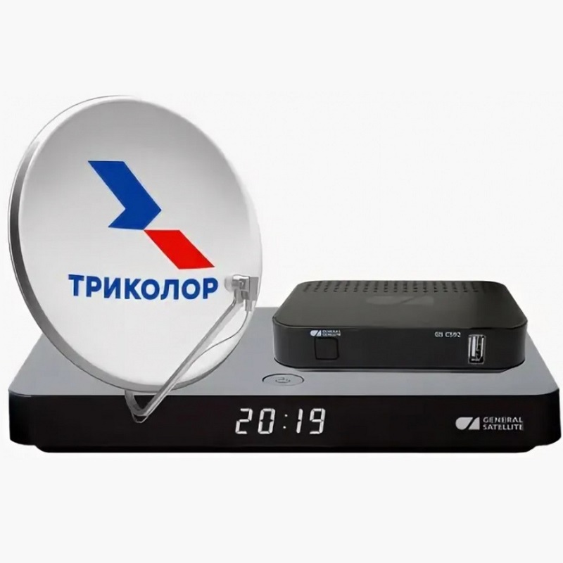 Комплект спутникового телевидения Триколор GS B528 и GS C592 Европа (комплект на 2 ТВ UHD) черный
Комплект спутникового телевидения Триколор GS B528 и GS C592 Европа (комплект на 2 ТВ UHD) черный