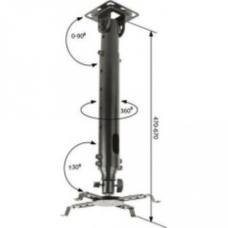 Кронштейн для проекторов потолочный KROMAX PROJECTOR-100, 3 степени свободы, высота 47-67 см, 20 кг, 20039
Кронштейн для проекторов потолочный KROMAX PROJECTOR-100, 3 степени свободы, высота 47-67 см, 20 кг, 20039