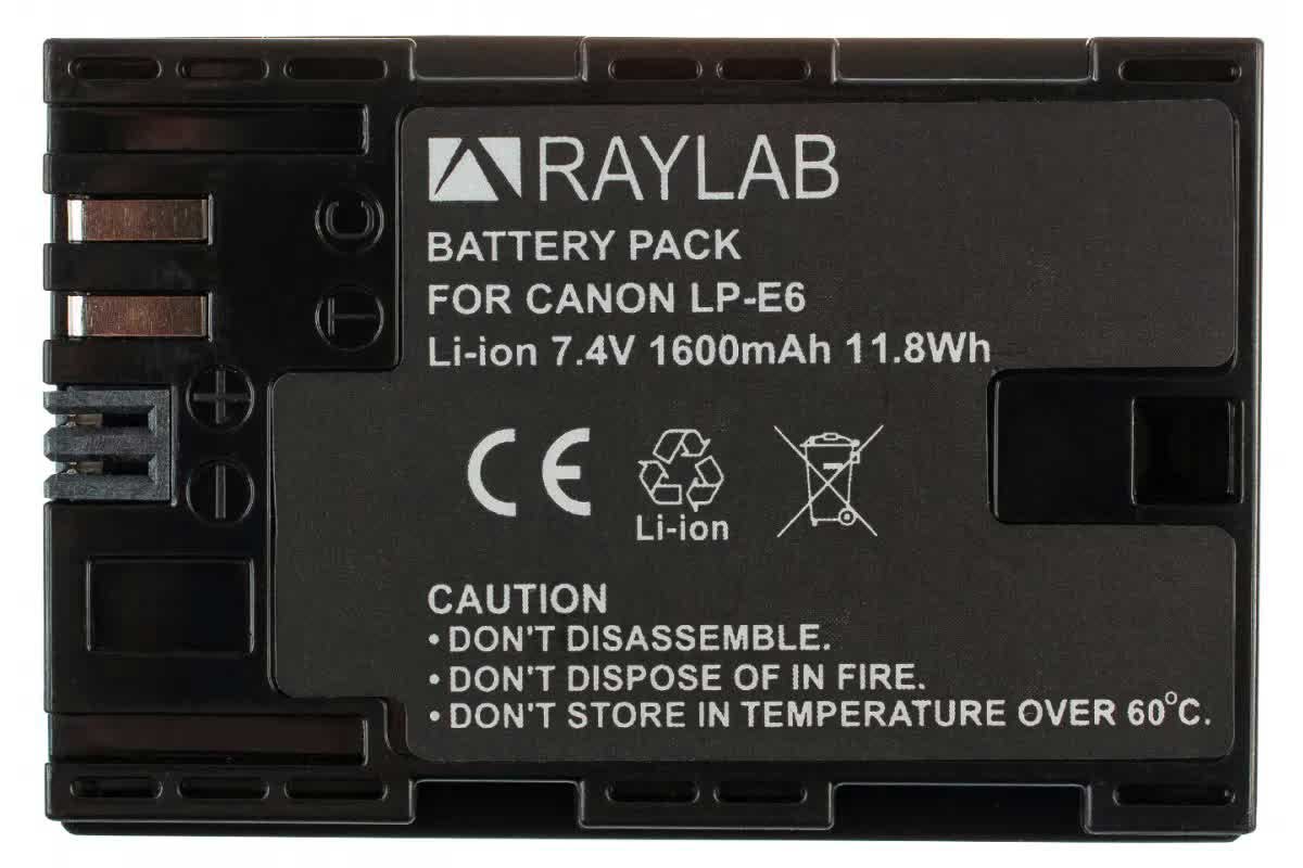 Аккумулятор Raylab RL-LPE6 1600мАч
Аккумулятор Raylab RL-LPE6 1600мАч