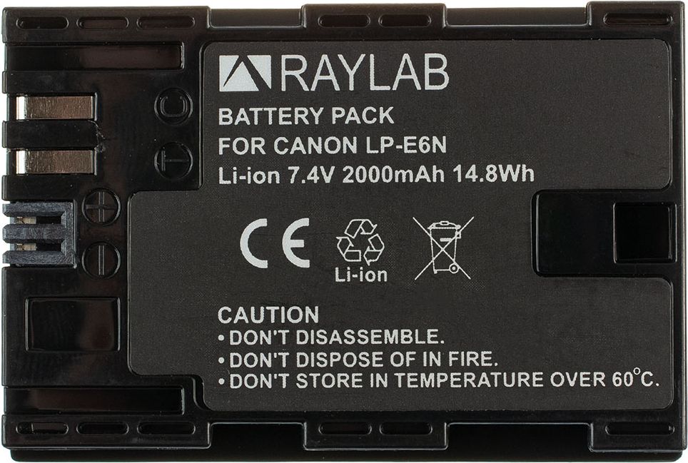 Аккумулятор Raylab RL-LPE6N 2000мАч
Аккумулятор Raylab RL-LPE6N 2000мАч