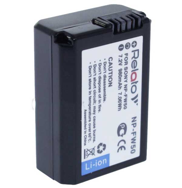 Аккумулятор Relato NP-FW50
Аккумулятор Relato NP-FW50