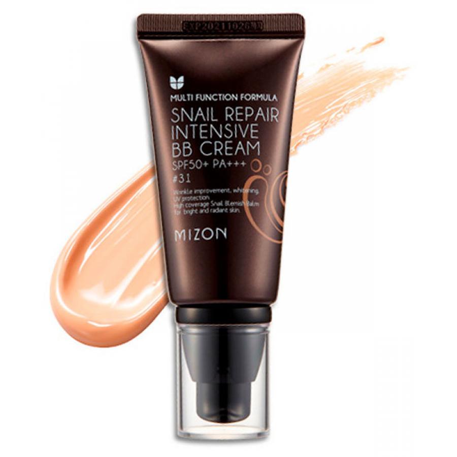 ББ-крем с экстрактом муцина улитки Mizon Snail Repair Intensive BB Cream SPF50, #31
ББ-крем с экстрактом муцина улитки Mizon Snail Repair Intensive BB Cream SPF50, #31