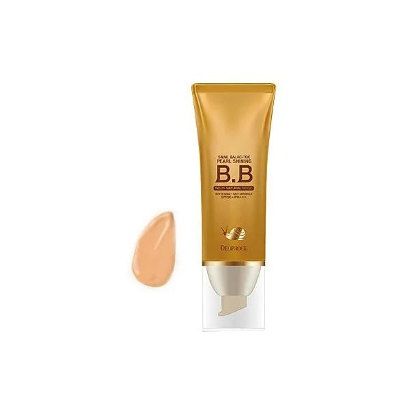ББ Крем сияющий с муцином улитки Deoproce Snail Galac Pearl Shining BB NO.21 40гр
ББ Крем сияющий с муцином улитки Deoproce Snail Galac Pearl Shining BB NO.21 40гр