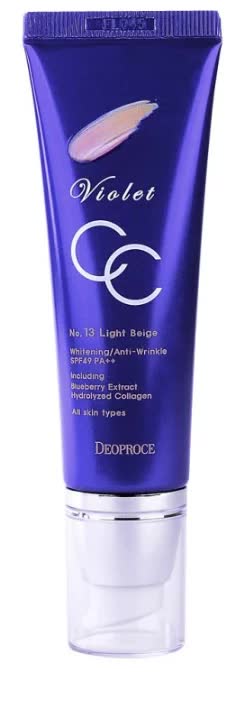 СС Крем Deoproce Violet CC Cream #13 50гр
СС Крем Deoproce Violet CC Cream #13 50гр