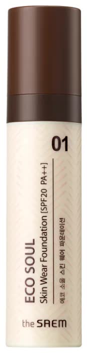 Тональная основа The Saem Eco Soul Skin Wear Foundation 01 Nutral tone 30мл
Тональная основа The Saem Eco Soul Skin Wear Foundation 01 Nutral tone 30мл