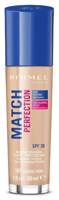 Крем тональный Rimmel Match Perfection Тон 101
Крем тональный Rimmel Match Perfection Тон 101