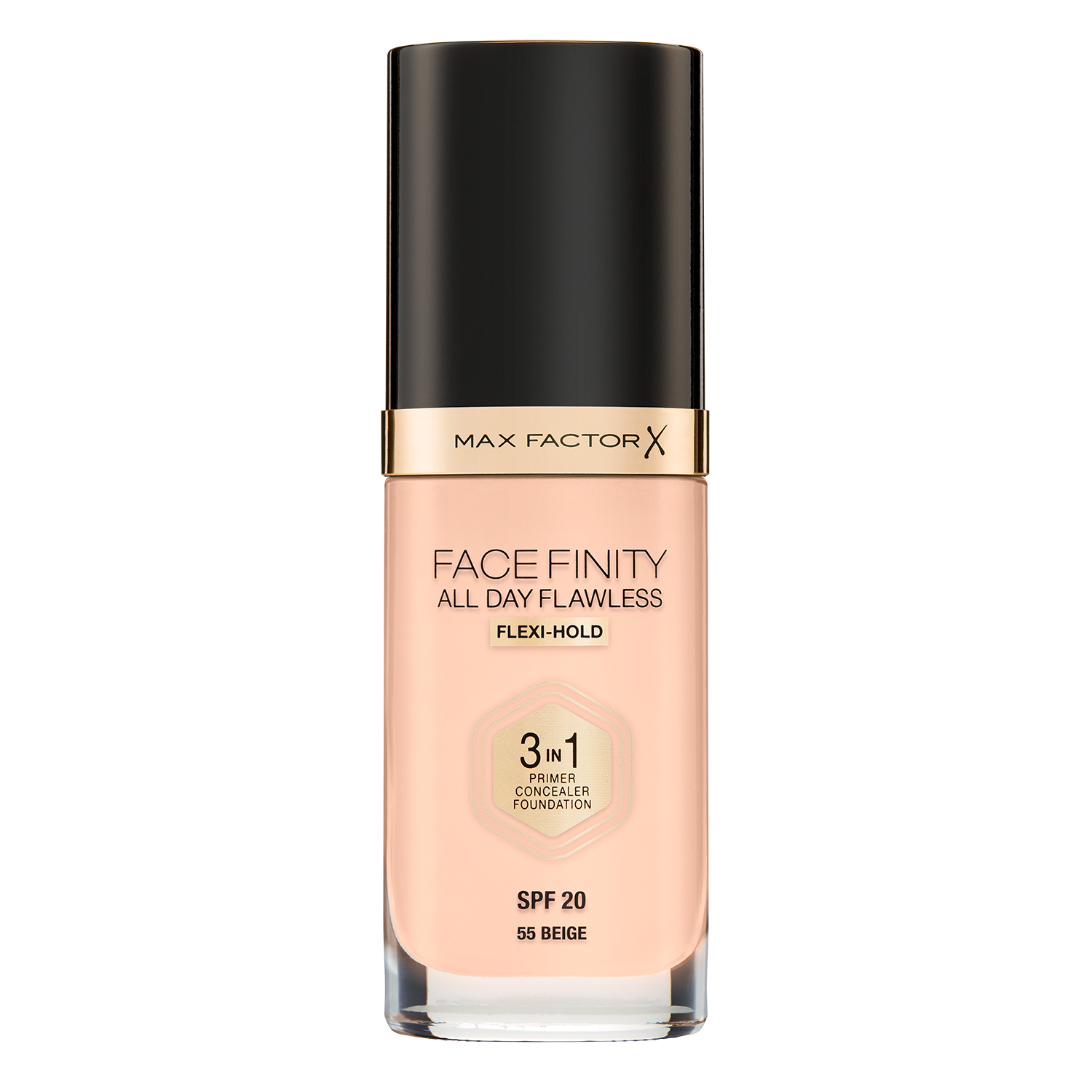 Тональная основа Max Factor Facefinity All Day Flawless 3-in-1, 55 тон beige
Тональная основа Max Factor Facefinity All Day Flawless 3-in-1, 55 тон beige