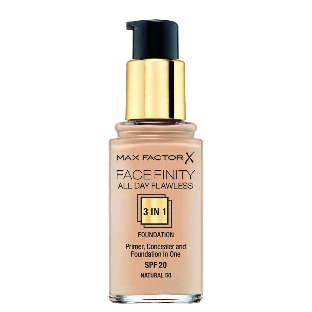 Тональная основа Max Factor Facefinity All Day Flawless 3-in-1, 50 тон natural
Тональная основа Max Factor Facefinity All Day Flawless 3-in-1, 50 тон natural