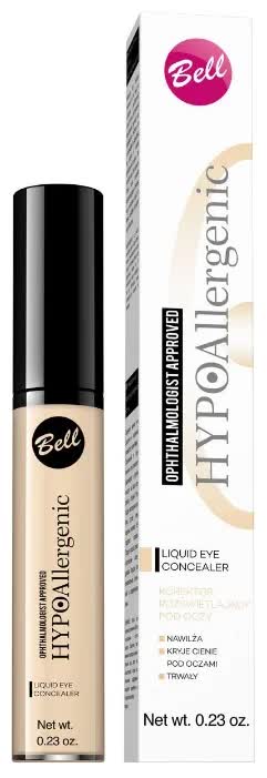 Корректор светоотражающий гипоаллергенный Bell Hypo Hypoallergenic Liquid Eye Concealer Тон 01
Корректор светоотражающий гипоаллергенный Bell Hypo Hypoallergenic Liquid Eye Concealer Тон 01