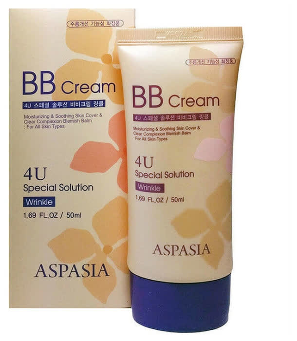 ASPASIA BB крем для лица ПРОТИВ МОРЩИН 4U Wrinkle BB cream, 50 мл
ASPASIA BB крем для лица ПРОТИВ МОРЩИН 4U Wrinkle BB cream, 50 мл