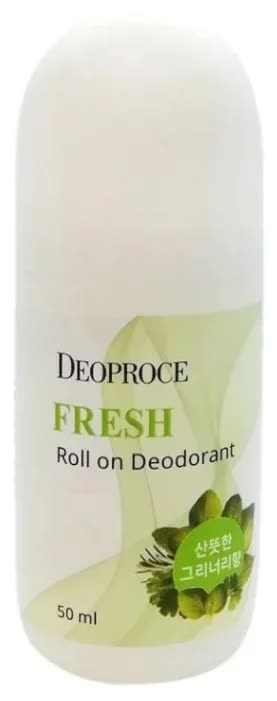 Дезодорант роликовый Deoproce Fresh Roll On Deodorant 50мл
Дезодорант роликовый Deoproce Fresh Roll On Deodorant 50мл