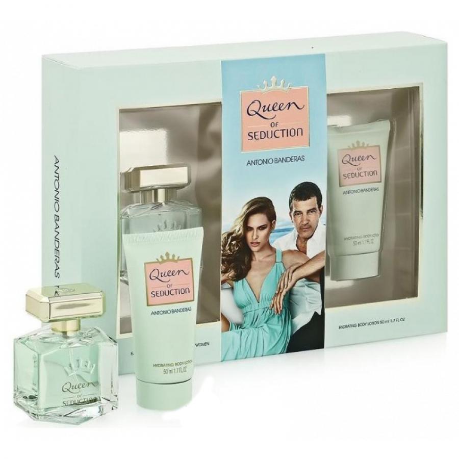 Набор для женщин Antonio Banderas Queen Of Seduction туалетная вода 50 мл, + лосьон для тела 50 мл
Набор для женщин Antonio Banderas Queen Of Seduction туалетная вода 50 мл, + лосьон для тела 50 мл