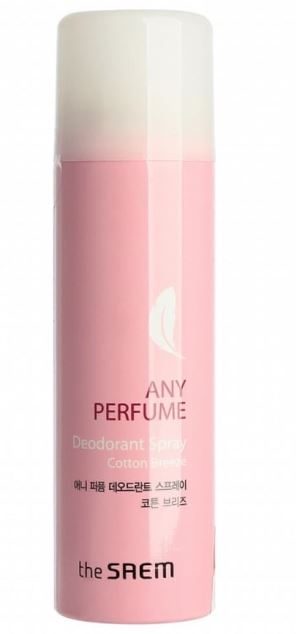 Спрей парфюмированый The Saem Any Perfume Deodorant Spray Cotton Breeze 100мл
Спрей парфюмированый The Saem Any Perfume Deodorant Spray Cotton Breeze 100мл