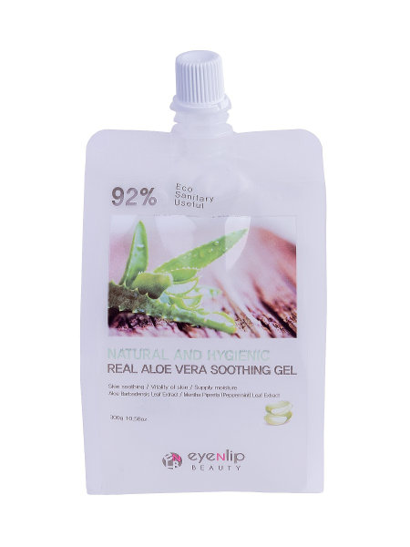 Гель для тела увлажняющий Eyenlip Natural and Hygienic Real Aloe Vera Soothing Gel 300 г
Гель для тела увлажняющий Eyenlip Natural and Hygienic Real Aloe Vera Soothing Gel 300 г
