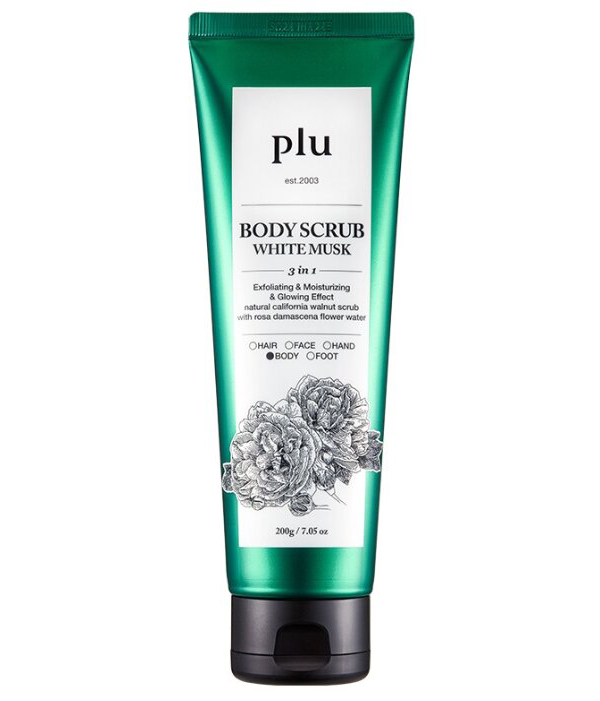 PLU Скраб для тела с белым мускусом Body Scrub White Musk, 200 г
PLU Скраб для тела с белым мускусом Body Scrub White Musk, 200 г