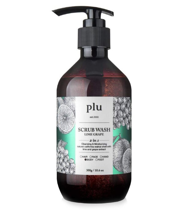 PLU Скраб-гель для душа, лайм и зеленый виноград Scrub Wash Lime Grape, 300 г
PLU Скраб-гель для душа, лайм и зеленый виноград Scrub Wash Lime Grape, 300 г