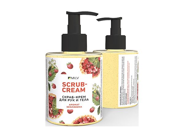 Скраб-крем для тела Milv Земляника 300 мл
Скраб-крем для тела Milv Земляника 300 мл