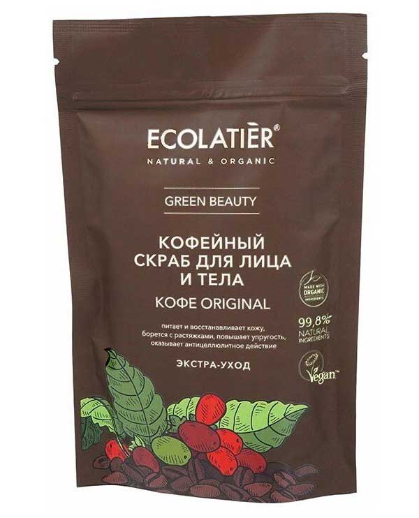 Скраб для лица и тела ECOLATIER Кофе Original 150г
Скраб для лица и тела ECOLATIER Кофе Original 150г