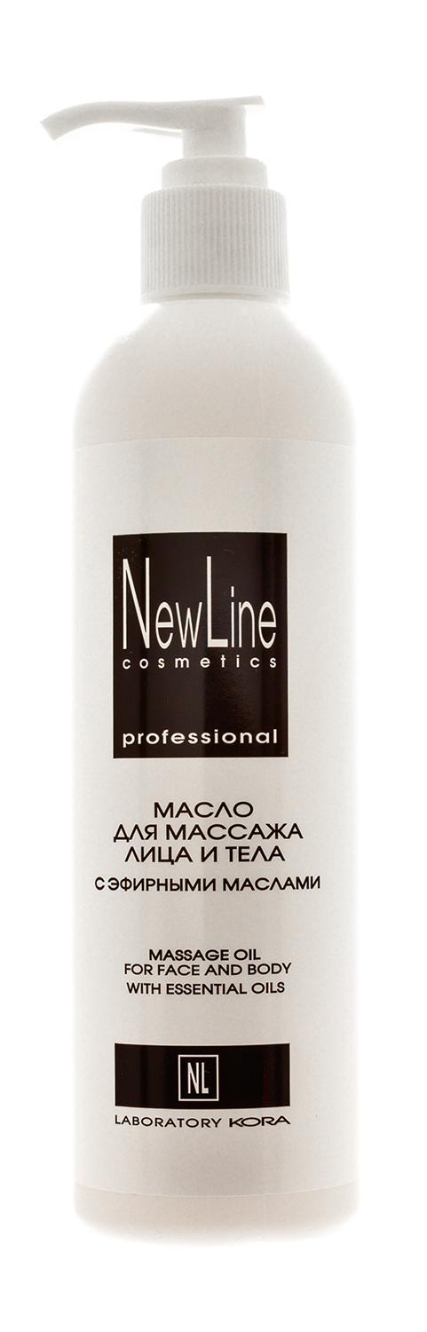 Масло для массажа лица и тела с эфирными маслами New Line, 300мл
Масло для массажа лица и тела с эфирными маслами New Line, 300мл