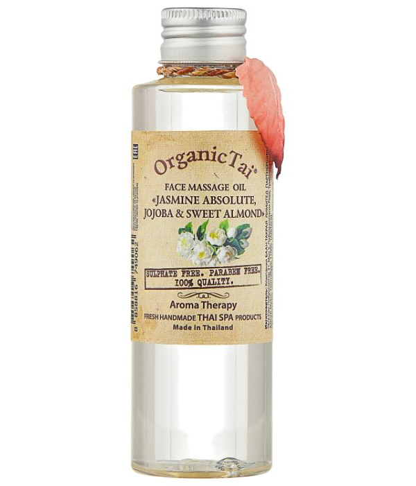 OrganicTai Массажное масло для лица с экстрактом жасмина, жожоба и сладкого миндаля Face Massage Oil Green Tea, Jojoba & Sweet Almond, 120 мл
OrganicTai Массажное масло для лица с экстрактом жасмина, жожоба и сладкого миндаля Face Massage Oil Green Tea, Jojoba & Sweet Almond, 120 мл