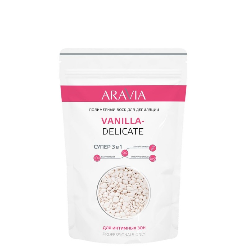 Полимерный воск для депиляции Aravia Professional Vanilla-Delicate, 1000 г.
Полимерный воск для депиляции Aravia Professional Vanilla-Delicate, 1000 г.