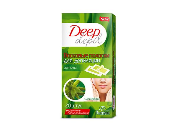 Восковые полоски для депиляции Floresan Deep depil для лица с алоэ вера 20 шт.
Восковые полоски для депиляции Floresan Deep depil для лица с алоэ вера 20 шт.