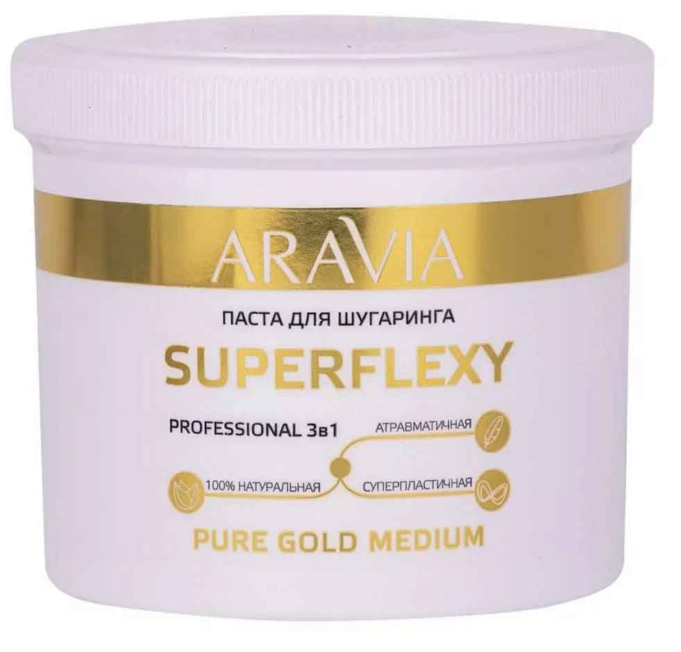 Паста для шугаринга Aravia Professional Superflexy Pure Gold 750г
Паста для шугаринга Aravia Professional Superflexy Pure Gold 750г
