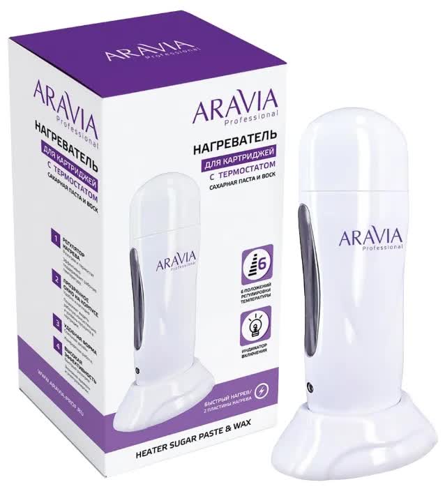 Нагреватель воскоплав для картриджей с термостатом Aravia Professional сахарная паста и воск
Нагреватель воскоплав для картриджей с термостатом Aravia Professional сахарная паста и воск