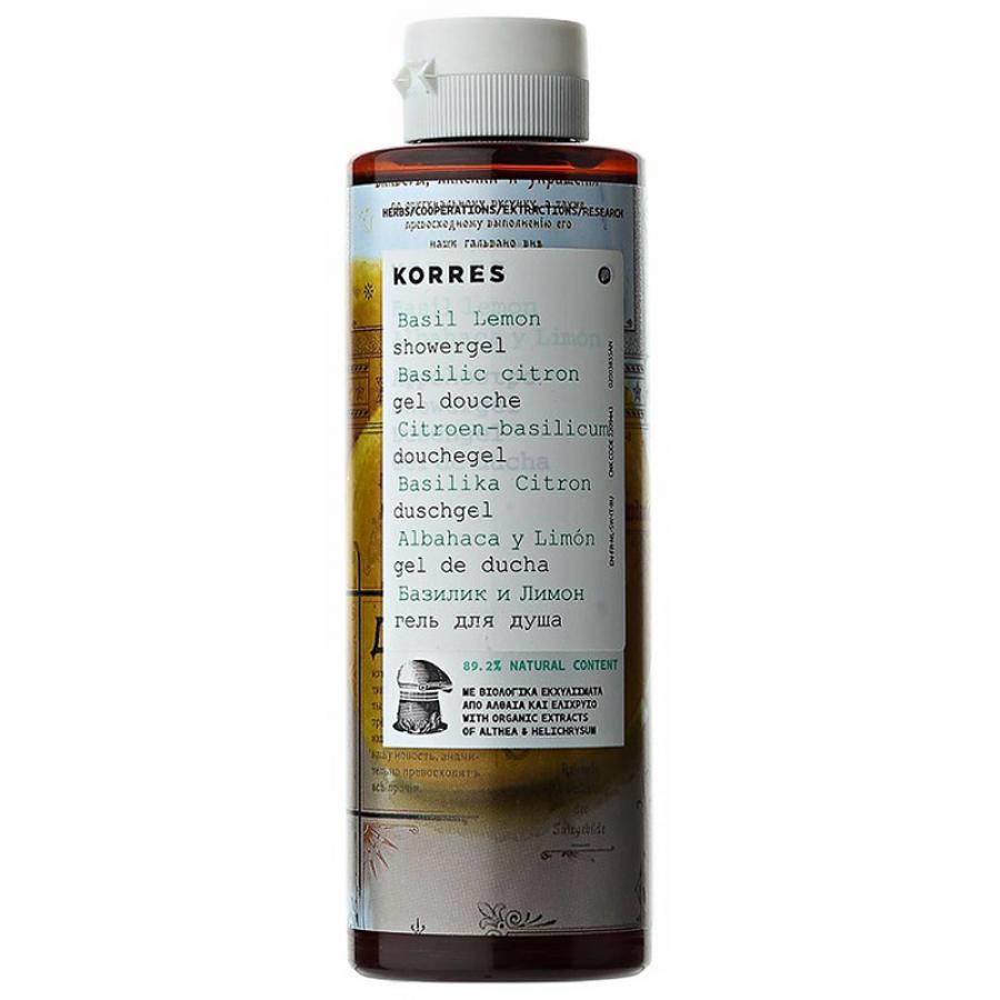 Гель для душа Korres базилик и лимон, 250 мл
Гель для душа Korres базилик и лимон, 250 мл