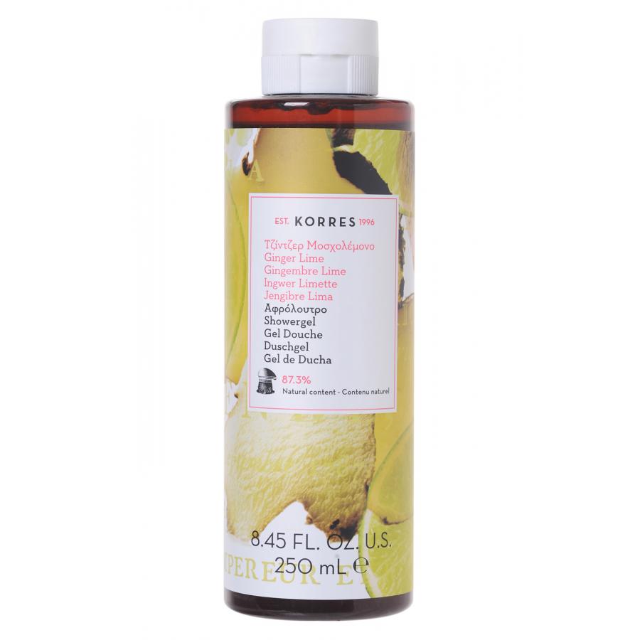 Гель для душа Korres имбирь и лайм, 250 мл
Гель для душа Korres имбирь и лайм, 250 мл