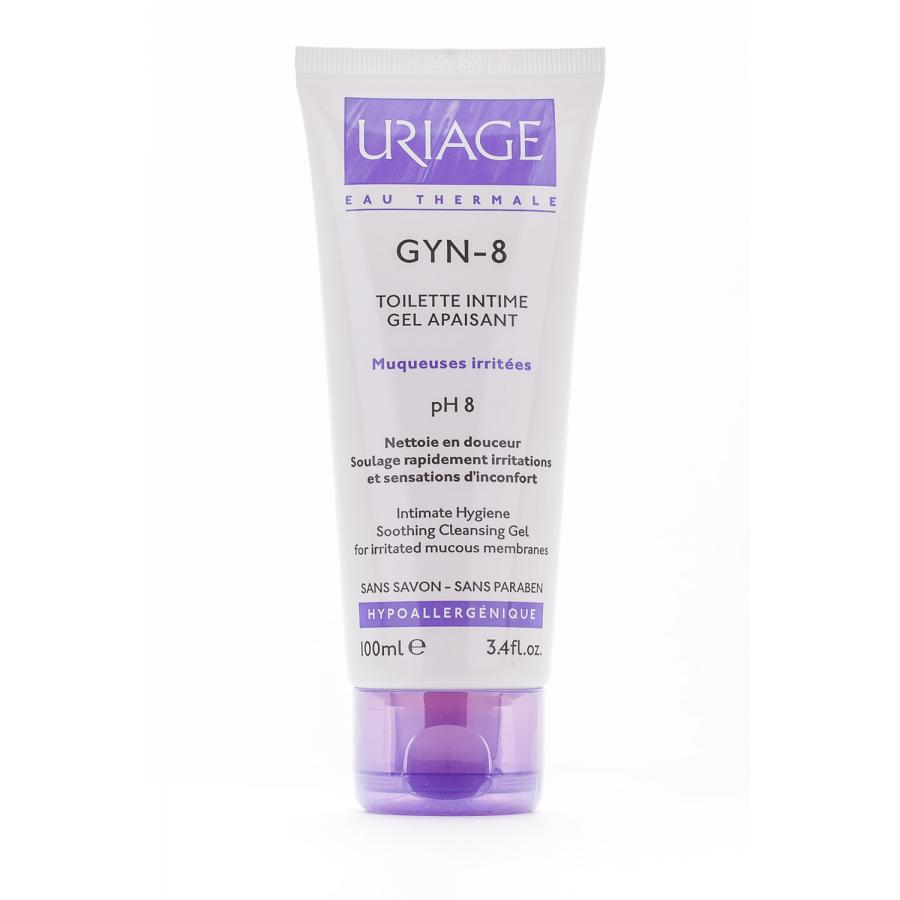 Гель для интимной гигиены Uriage Gyn-8, 100 мл, успокаивающий
Гель для интимной гигиены Uriage Gyn-8, 100 мл, успокаивающий