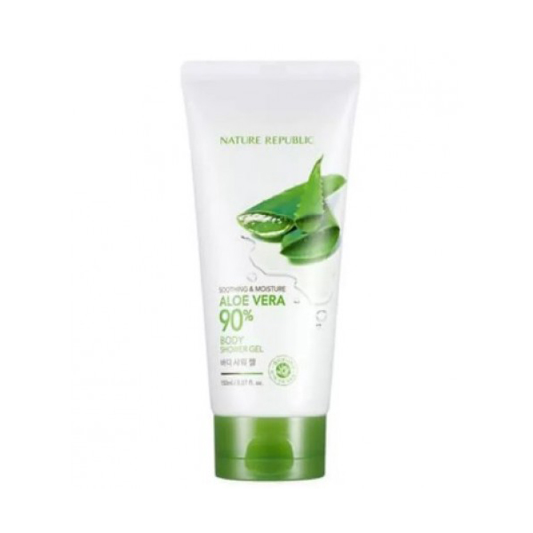 Гель для душа с экстрактом алое Nature Republic Soothing & Moisture Aloe Vera Body Shower Gel 150 мл
Гель для душа с экстрактом алое Nature Republic Soothing & Moisture Aloe Vera Body Shower Gel 150 мл