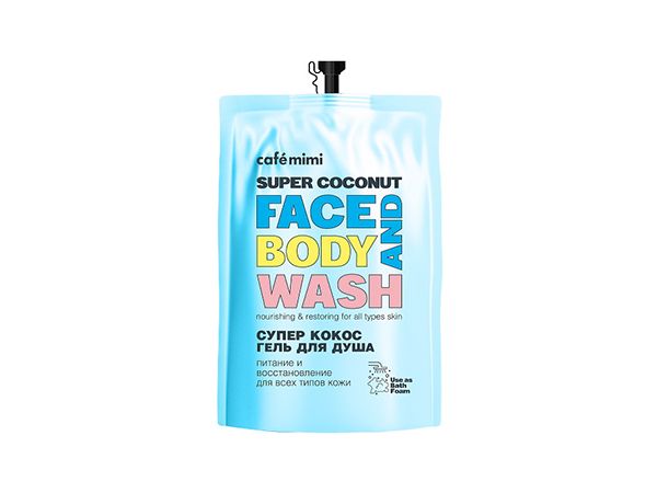 Гель для душа Cafemimi SUPER FRUIT Супер Кокос 450 мл
Гель для душа Cafemimi SUPER FRUIT Супер Кокос 450 мл